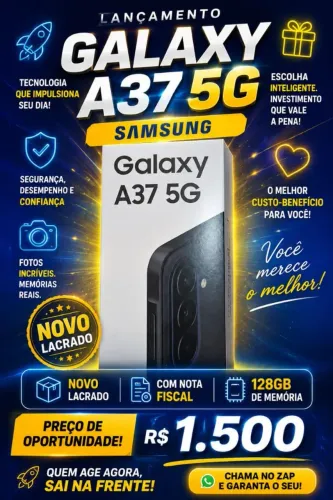 Samsung Galaxy A37 128GB Lacrado.