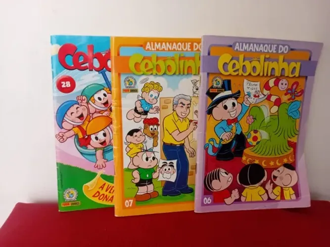 Gibis Turma da Mônica(Cebolinha 3 volumes)