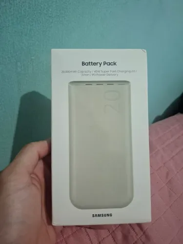 Bateria Carregador Portátil 3x USB-C, 20000mAh, Super Rápida 45W