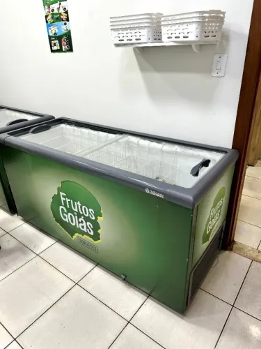 Freezer Gelopar 500L Tampa de Vidro 220V Dupla Ação GHD-500 CZ