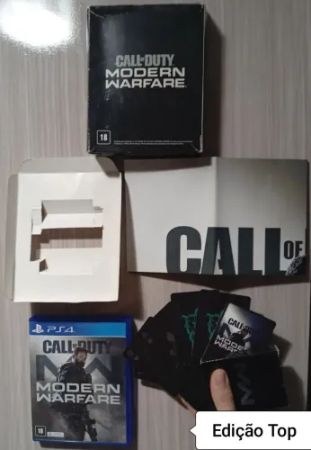 Call of Dutty modern warfare ps4 edição especial