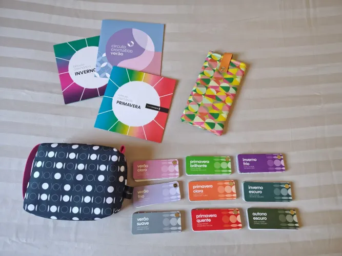 Kit cartelinhas coloração pessoal