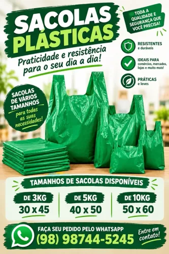 Sacolas plásticas