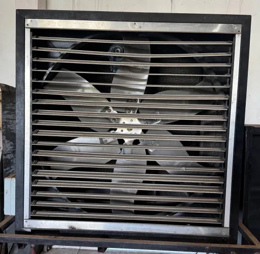 Ventilador industrial com climatizador