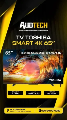 TV TOSHIBA SMART 4K 65 POLEGADAS