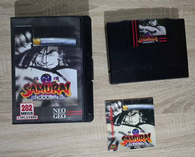 Samurai Shodown 3 original americano de Neo Geo Aes