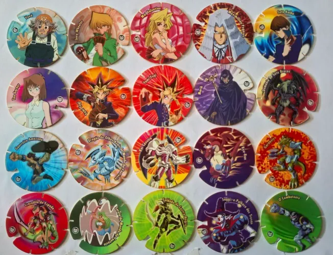 Coleção completa tazos yu-gi-oh! arma e voa