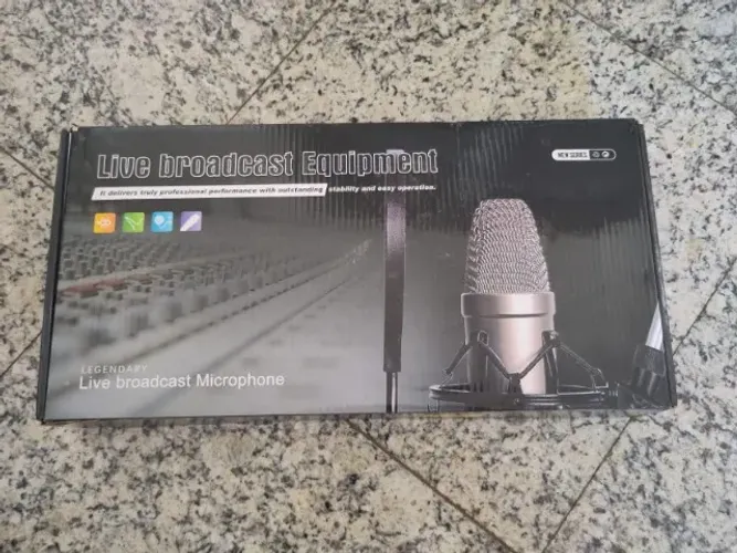 Kit microfone condensador ALRA Music XLR AL-M800 Podcast