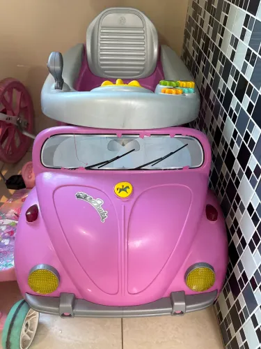 Carrinho passeio fusca infantil
