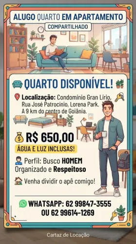 Alguém pra compartilhar apartamento