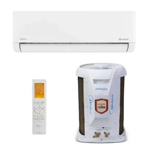 Ar Condicionado Split Hi Wall Midea Airvolution Lite Inverter 9.000 Btus Frio 220v R-32