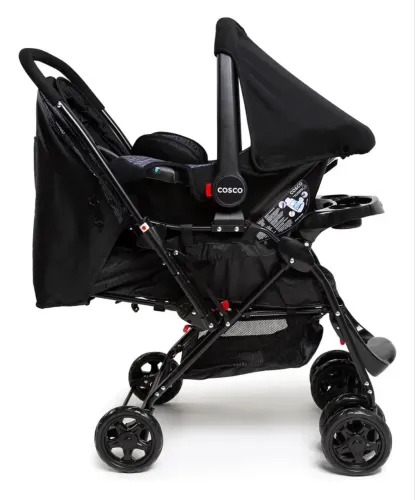 Kit Carrinho e Bebê Conforto Cosco Kids