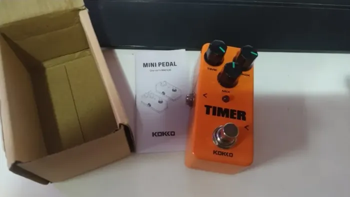 Pedal KOKKO TIMER efeito de delay com temp tempo
