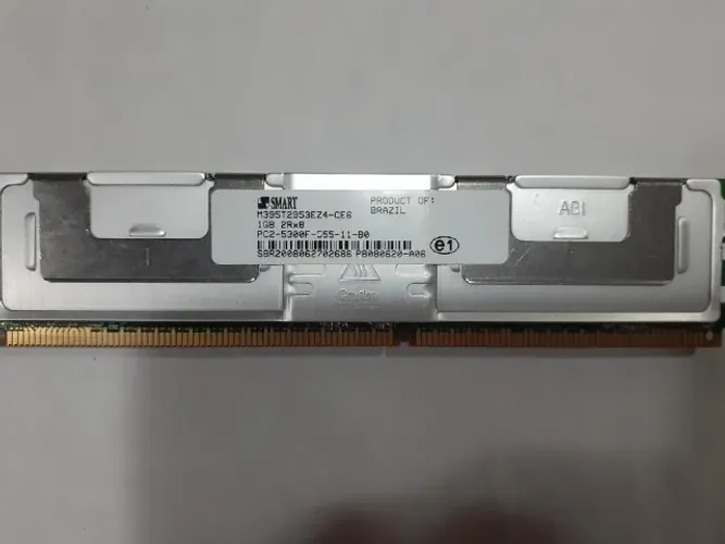 PENTES DE MEMÓRIA USADOS EM SERVIDOR 1 GB