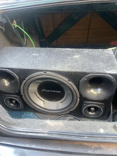 Caixa Trio Pioneer Completa Sub 12  + Módulo Taramps Tl1500w