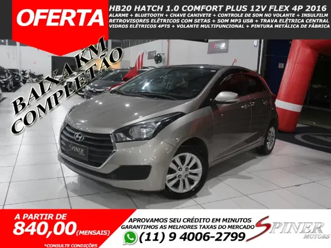Hyundai HB20 Comf./c.plus/c.style 1.0 Flex 12V 2016