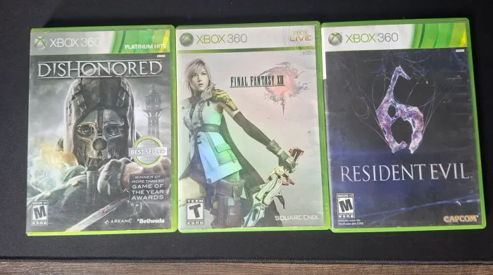 Pacote 3 jogos de Xbox 360