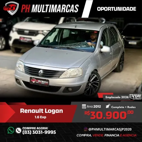 Renault Logan Expression Hi-flex 1.6 16V 4P AUT 2012