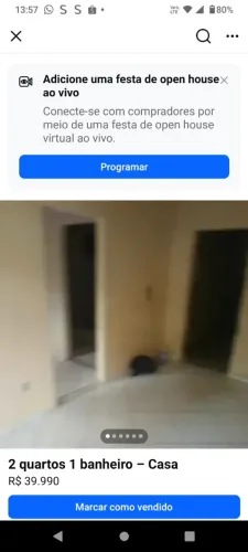 Casa barata com escritura