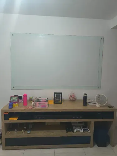 Combo home theater: tela ~100? + rack 2,20 m profundo - oportunidade