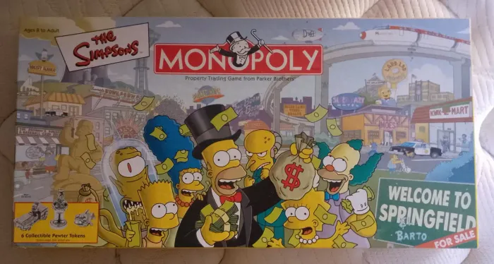 Monopoly - Os Simpsons - ORIGINAL EM INGLÊS