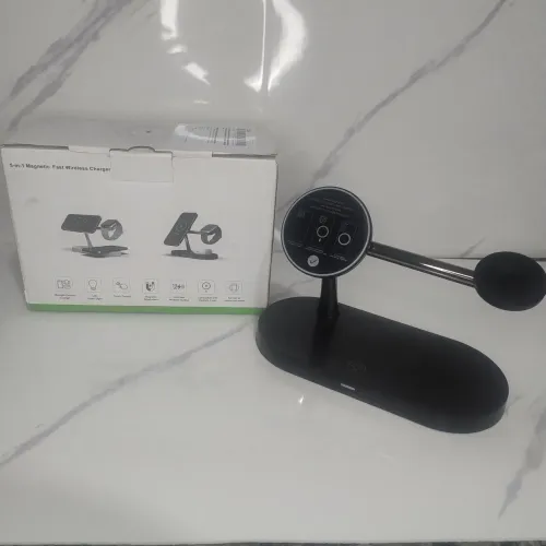 Carregador por indução 3 em 1 compatível Iphone
