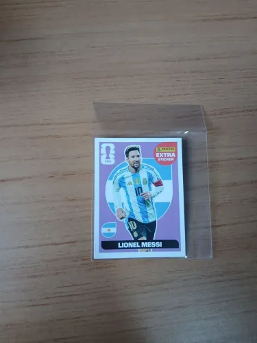 Figurinha EXTRA bordo Lionel Messi 2026