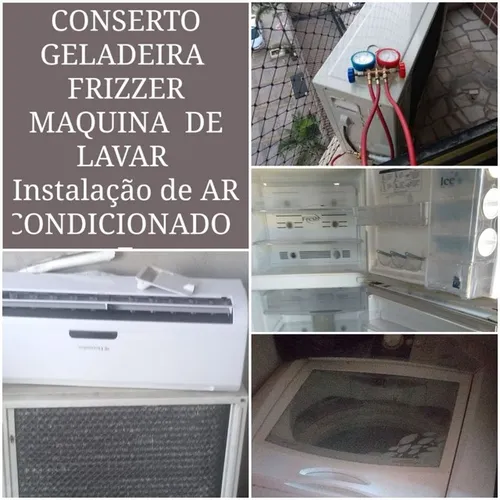 Conserto de geladeira máquina dê levar frizzer etc. 9.8727.6632