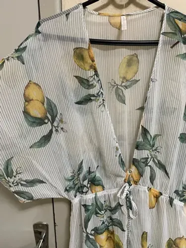 Saída de praia estampada P