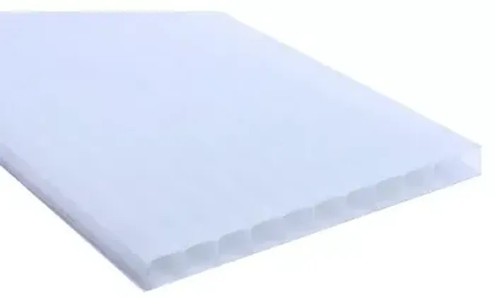 Chapa de Policarbonato Alveolar Branco Leitoso 4m 2,10x6,00