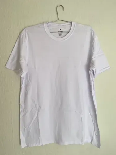 Camiseta seminova básica Hering Super Cotton Comfort M branca