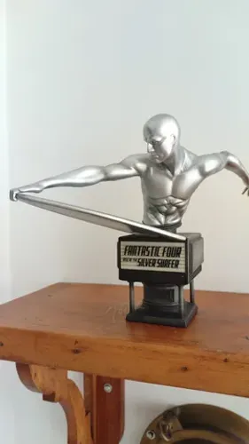 estatua action figure busto silver surfer surfista prateado Kotobukiya ñ sideshow iron