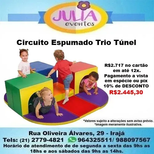 Circuito Espumado Trio Túnel Infantil