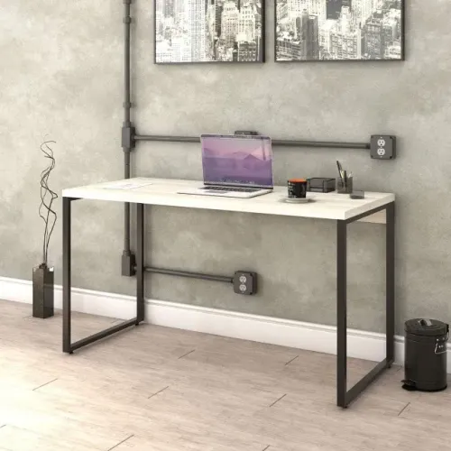 Mesa para Escritório Office Estilo Industrial 1,35m