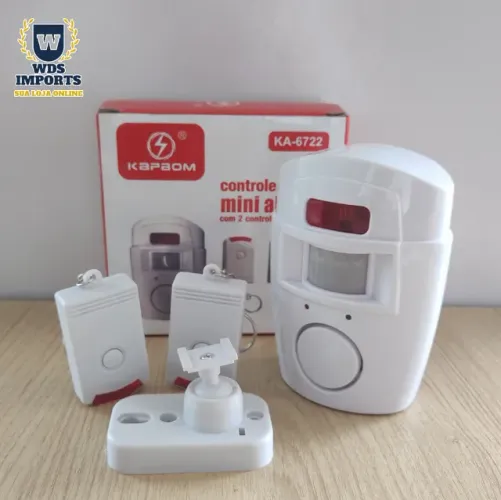 Kit Alarme Residencial Sensor De Presença