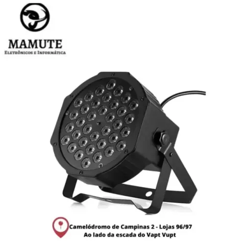 Canhão Refletor Strobo Led LK-361 RGB 36 Leds luz festa
