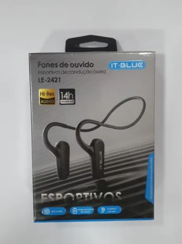 Fone Esportivo Bluetooth Até 14h De Automomia IT-blue
