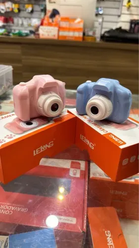 Mini Câmera Digital Fotográfica Brinquedo Foto e Vídeo - Infantil Crianças 
