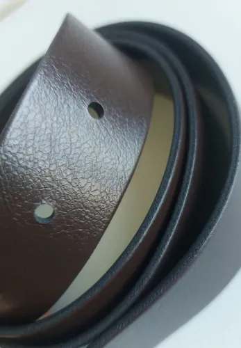 Cinto Windy dupla face (marrom e preto )