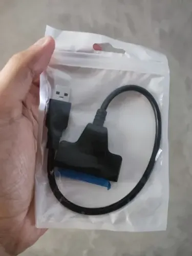 Cabo adaptador SATA para USB - SSD / HD Notebook - Novo