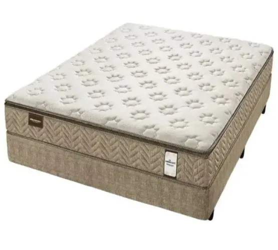 Cama box casal padrão minas espuma 138x188 luxo ( NOVO ) 