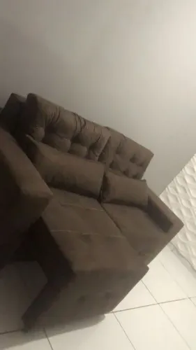 Sofá 1.80, retrátil, Suede Aveludado 