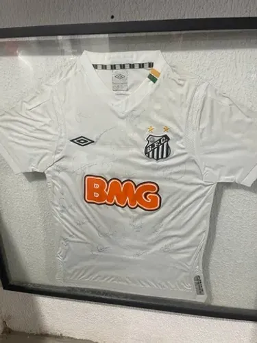 Camisa usada pelo Neymar 2011 Libertadores autografada