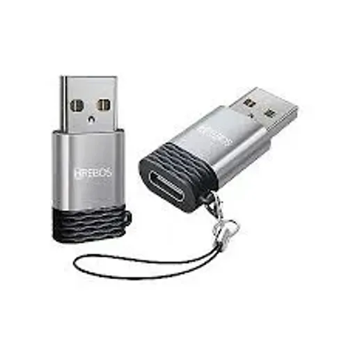 Adaptador Otg Plug 3.1 Tipo C Fêmea para USB 2.0 Macho HS-223