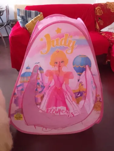 Barraca Menina Toca Infantil Piquenique Princesa<br>Judy , rosa