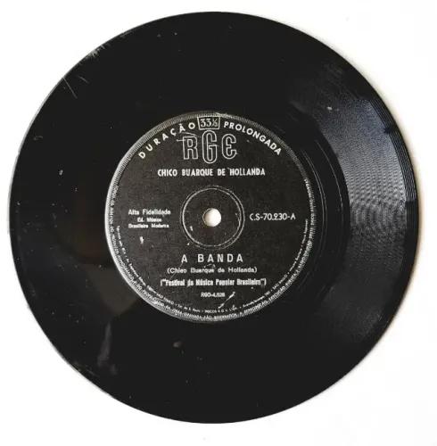 Disco Vinil Compacto - Chico Buarque de Holanda (Fest. Mús. Pop. Bras.) - Sem Capa - 1965