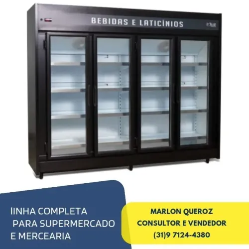 Expositor Refrigerado 4 Portas Polar 220v