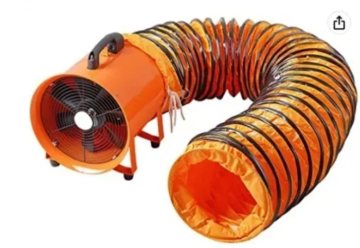 Exaustor/insuflador De Ar Para Espaço Confinado + Duto 10 Mt - NOVO NA CAIXA
