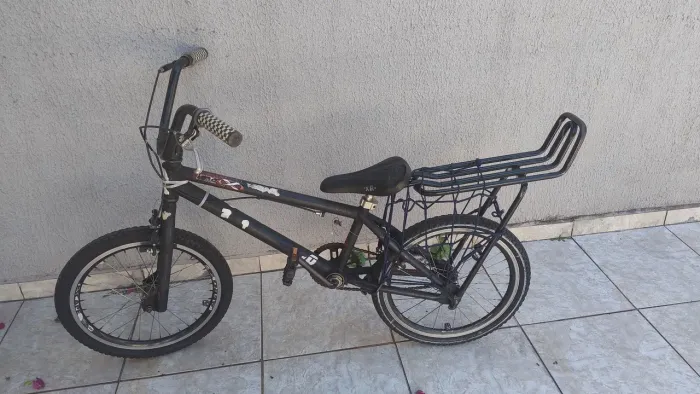Bicicleta aro 20 pro-x com garupa bike montadinha