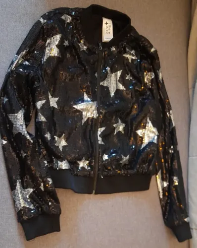 Bomber infantil com lantejoulas C&A